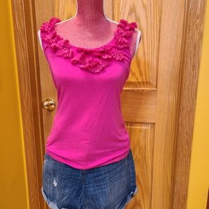 Hot pink tank top